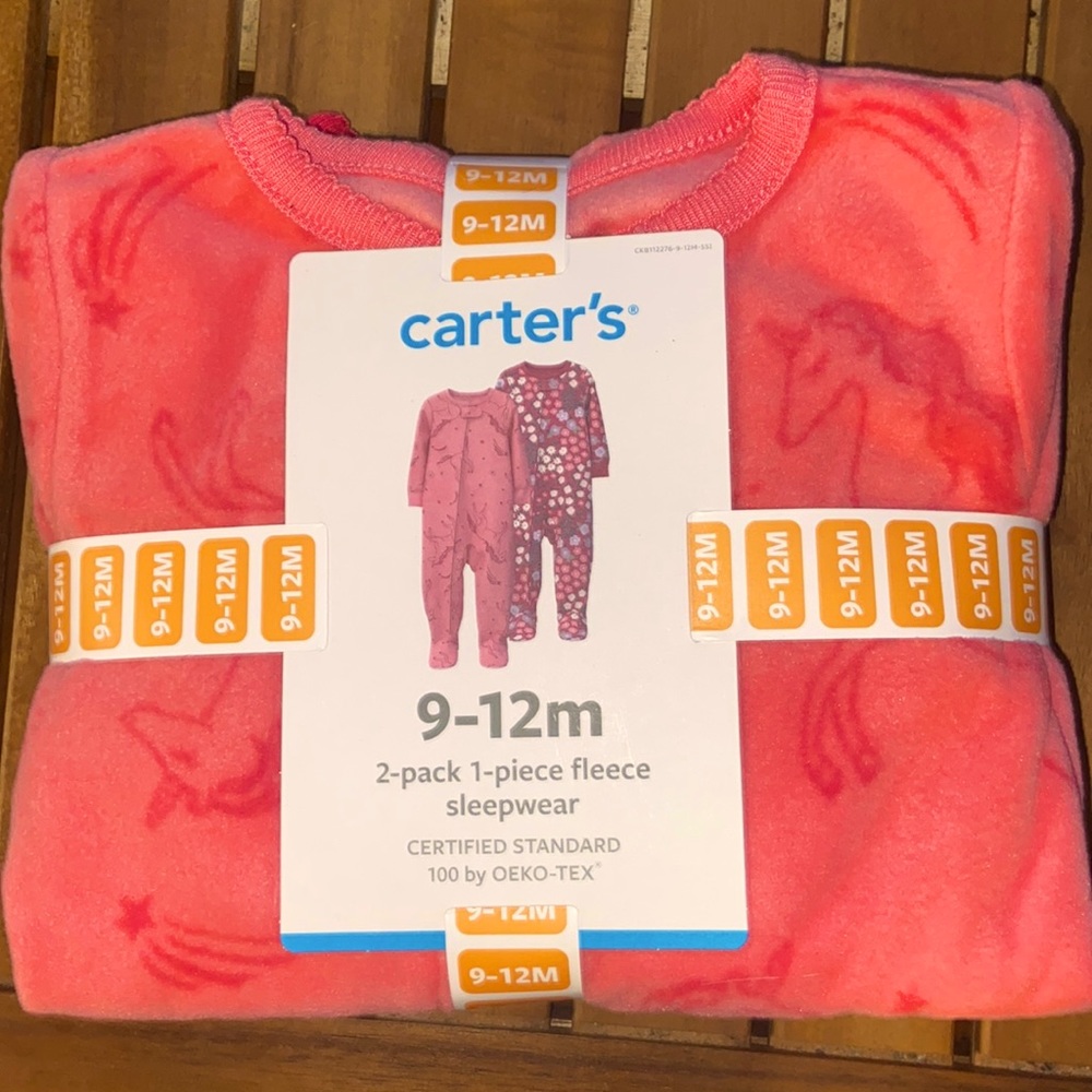 Carter’s 2-pack 1-piece fleece sleepwear